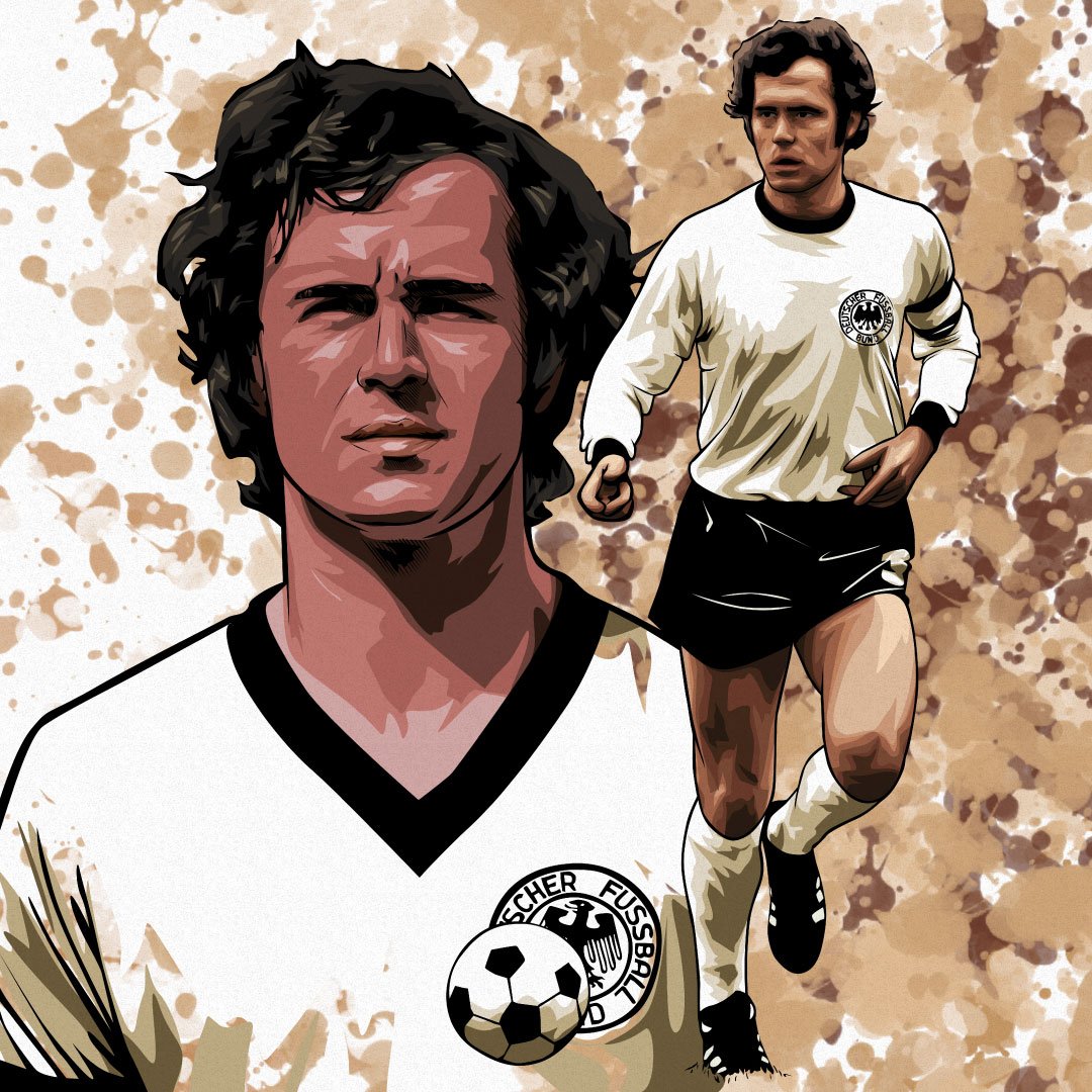 Franz Beckenbauer có tinh thần thi đấu quả cảm trên sân