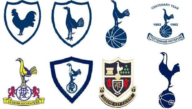 Sự thay đổi của logo Tottenham qua các giai đoạn